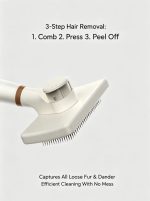 FurClean Groom Brush – Soft Anti-Static Pet Deshedding Brush - Image 2